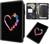 Vista 32 de Server Books for Waitress, Waiter Book Server Organizer with Zipper Pocket,PU Leather Waitress & Waitstaff Book Wallet with Card Slot Guest Check