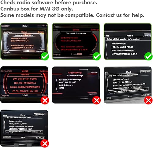 Miniatura 6 de Wireless CarPlay Receiver SmartBox for Audi A4, A5, S4, S5, Q5, A6L, A7 (2009-2018) MMI 3G Carplay Interface Retrofit kit Decoder, Support Android