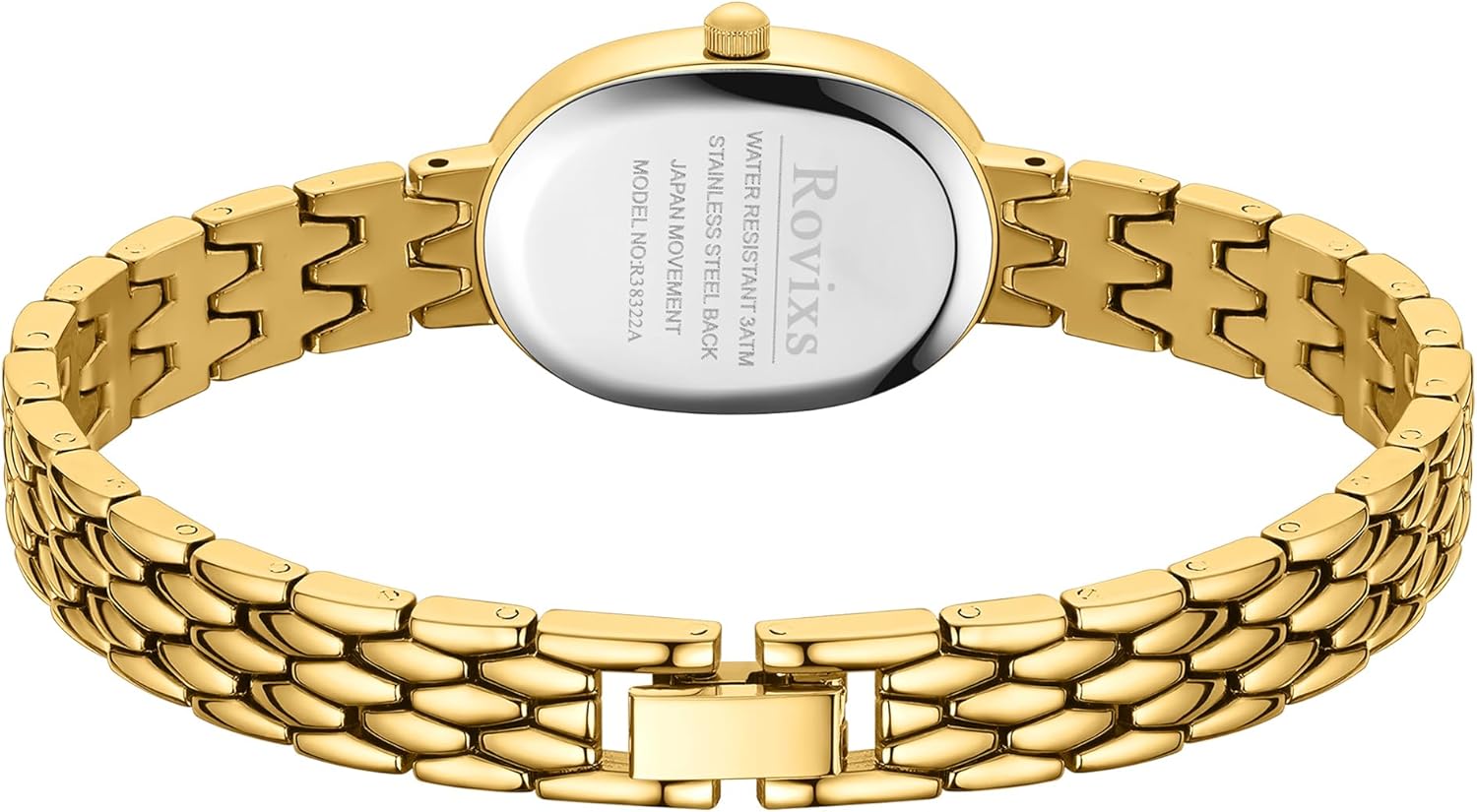 Petite Vintage Luxury Women Watch, Japanese Movement, Elegant Retro Ladies Dress Watch, Water Resistant, Adjustable Bracelet with Tool - Image 3