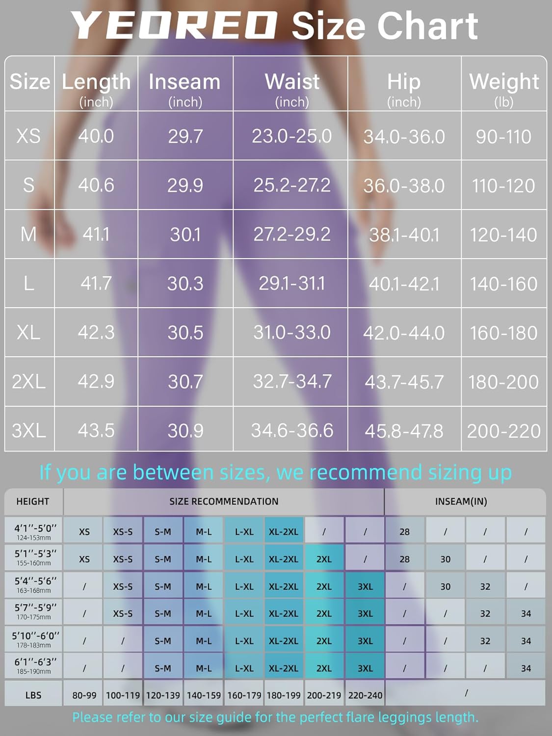 YEOREO CoreFlex Women Workout Flare Leggings with Pockets Hidden Scrunch High Waisted Cargo Gym Yoga No Front Seam Leggings - Image 6