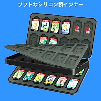 Amazon.co.jp: switch ソフトケース カードケース 48枚ゲーム