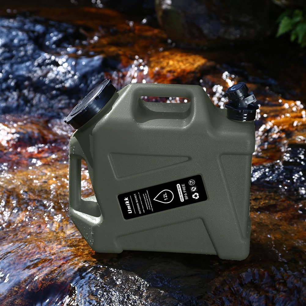Bidon D'Eau Potable 30L En Métal - Sans BPA, Avec Robinet - Pour Stockage Eau Urgence Ou Camping
