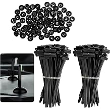100 adet naylon tutucu, kendinden kilitlenmi  a r hizmetli, flan  tokas , kablo tokas , evrensel naylon tokalar, kablo ba lar