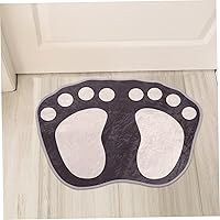 Vista 5 de PRETYZOOM Tapete absorbente para pies, tapete de baño, decoración del hogar, dormitorio, tapete antideslizante para el suelo, alfombra de baño