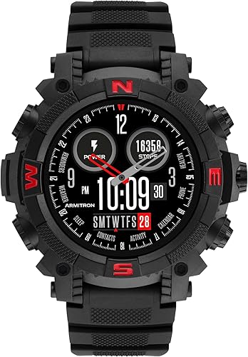 Reloj inteligente Armitron Connect Sync, rastreador de salud y fitness, modos deportivos, resistente al agua y más