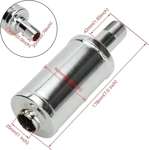 Miniatura 21 de FVRITO Silenciador de escape para Predator 212cc 196cc 420cc CT200u CT200u-ex BT200x CC100x CT100u Massimo Baja MB200 Mini Bike Go Kart KT196 GX160