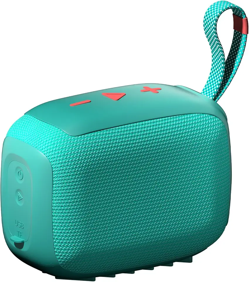 Caixa de Som, inava, Go-4, Bluetooth, Portátil,12h de reprodução, À Prova D'água IP67, TWS/FM/USB/TF(Verde)