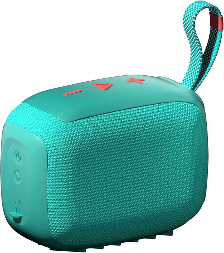 Caixa de Som, inava, Go-4, Bluetooth, Portátil,12h de reprodução, À Prova D'água IP67, TWS/FM/USB/TF(Verde)