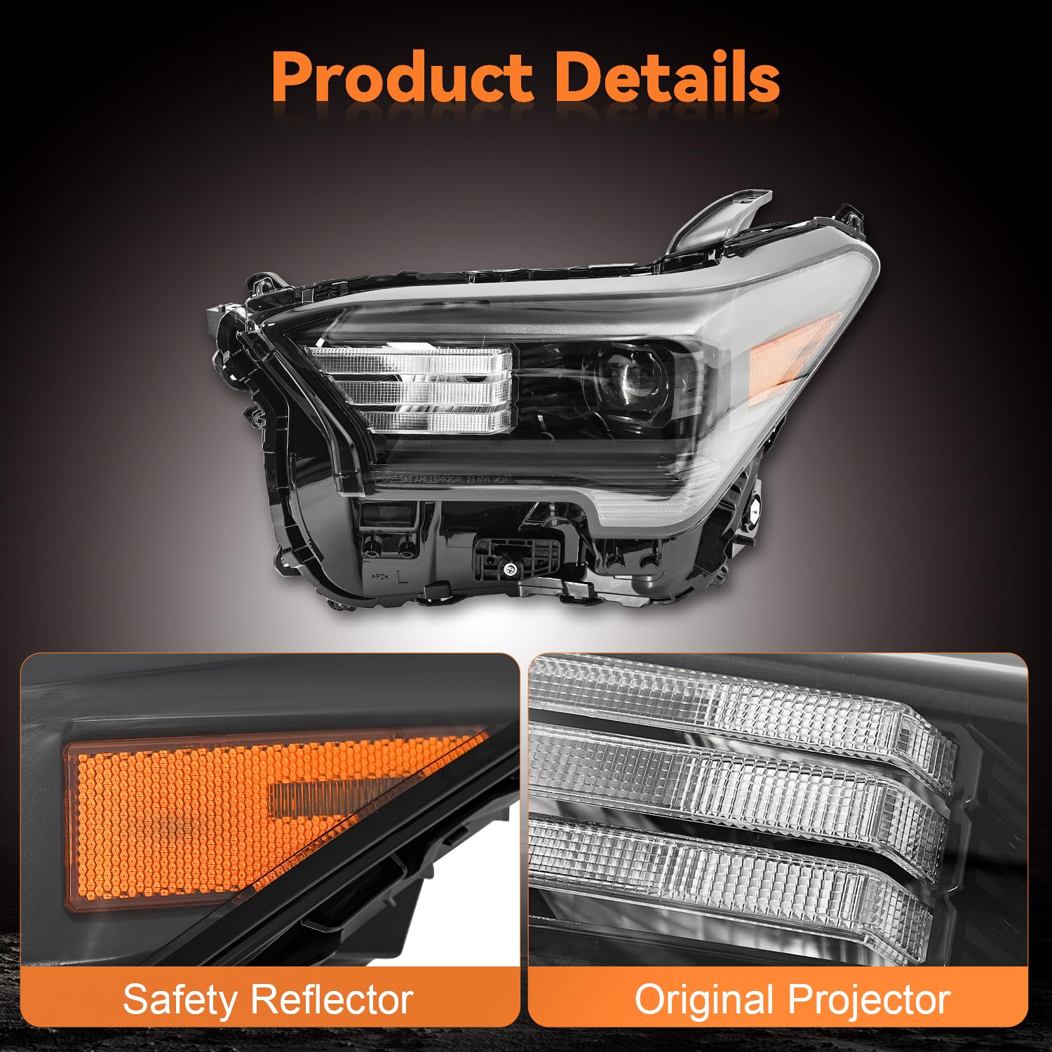 Amazon.com: ProXlex Headlights Assembly Set w/o DRL Fit for