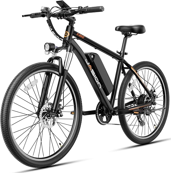 Jasion EB5 electric bike with 26 inch tires and step-over frame