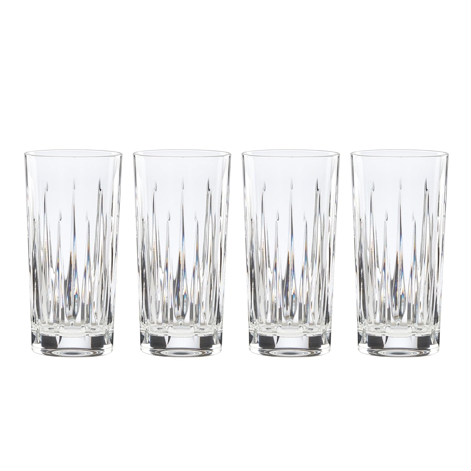 Reed And Barton Soho Clear Crystal Highball Glasses
