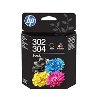 HP 302/304 Nero e Tricromia B82L1AE, Confezione da 2 Cartucce