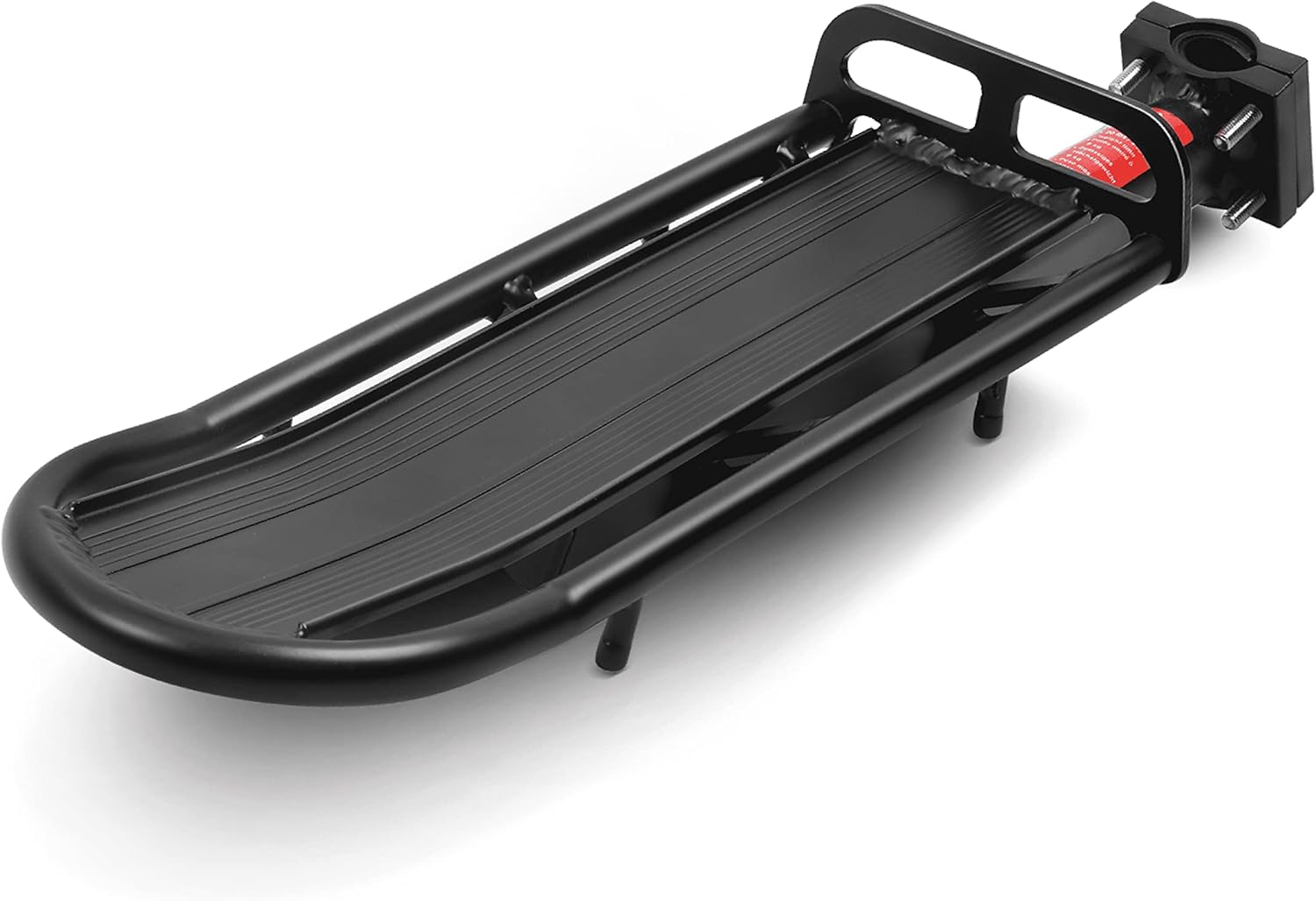 Flexzion Bike Rear Rack Mount Bicycle Back Seat Pannier Luggage Backpack Cargo Basket Carrier