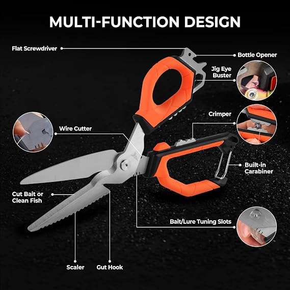 KastKing Paradox 9 inch Fishing Bait Shears