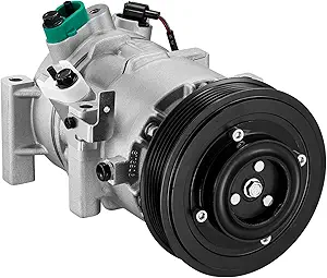 BDFHYK 178324 Air Conditioning A/C Compressor with Clutch Compatible with Hyundai Accent 2012 2013 2014 2015 2016 2017 L4 1.6L, Compatible with Kia Rio 2012-2017 L4 1.6L