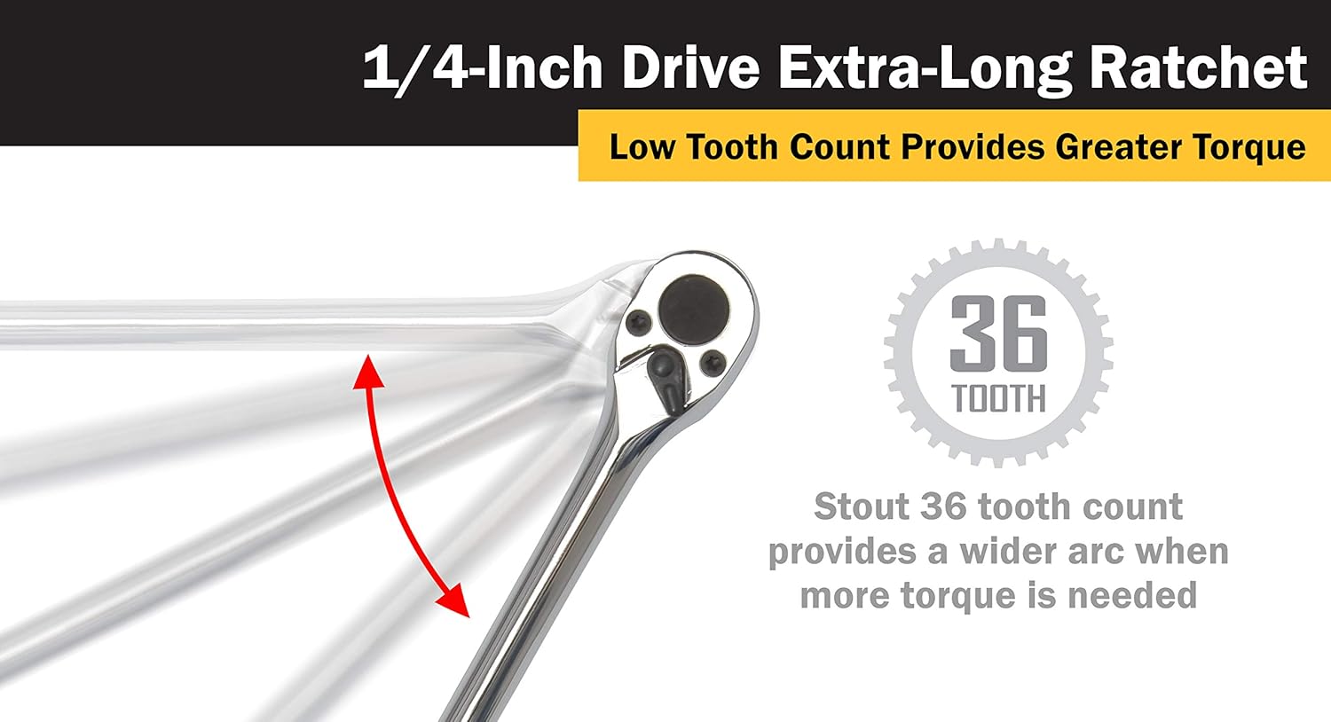 Onе-Dау Sаlе: Uр tо 60% оƒƒ Titan 11304 1/4-Inch Drive x 12-Inch 36-Tooth Extra-Long Ratchet