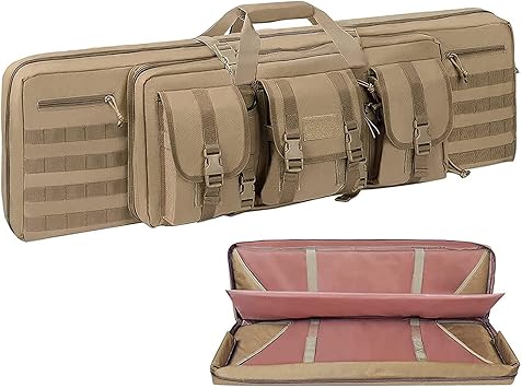 Waffentasche Für 2 Langwaffen - Wasserdichte Gewehrtasche Aus Oxford-Stoff