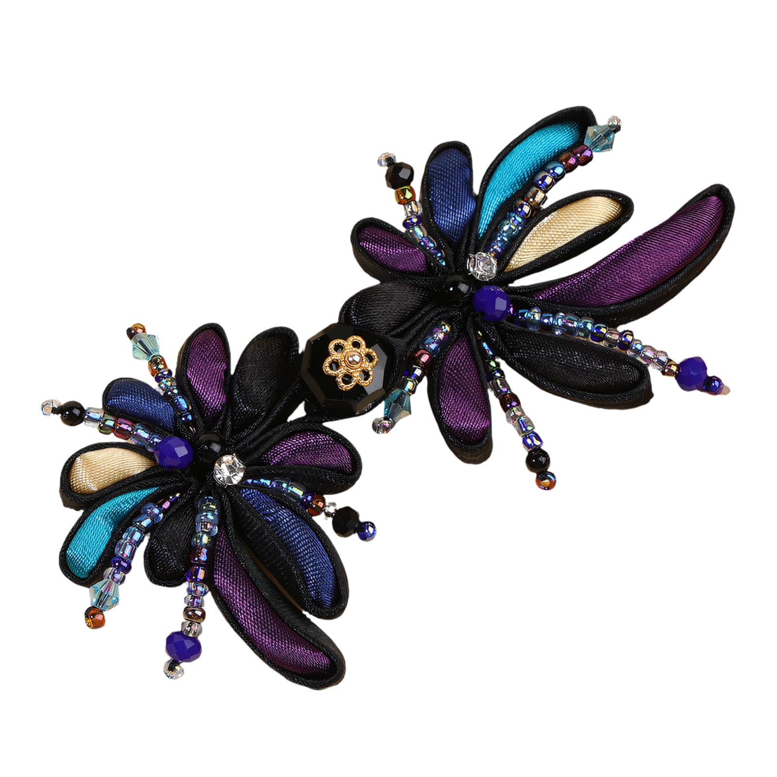 Zeiwohndc A Clothing Button Embellishment Chinese Knot Closure For Garment Makers, Dresses, Coats Nd Craft Projects Mandarin Closure Chinese Knot Trim Ornate Sewing Button Fabric Petal Trim Beaded Garment Ccent