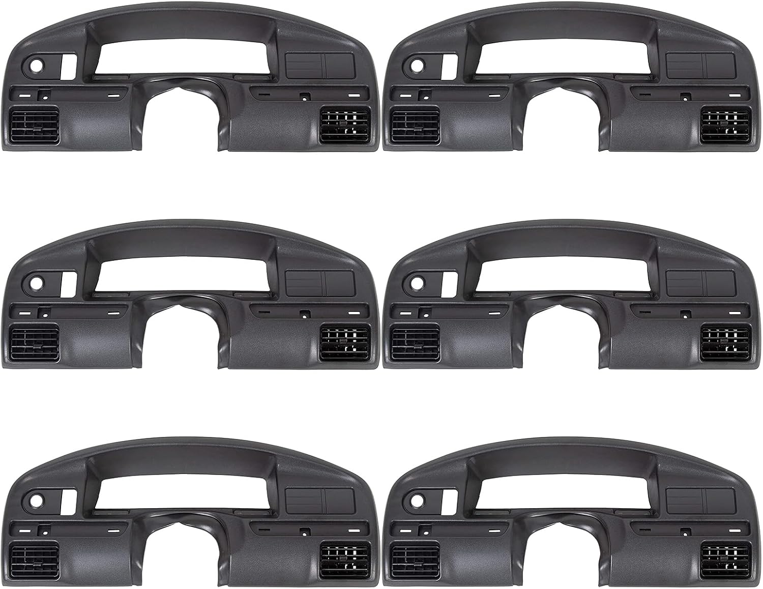 ECOTRIC 6 Set Instrument Dash Panel Replacement for 1992-1997 Ford