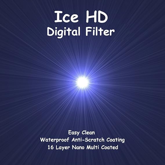 ICE 72mm HD Slim UV MC Ultraviolet Optical Glass Filter