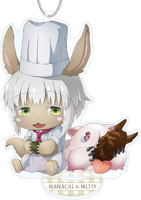Amazon メイドインアビス 兎座ナナチ ちびキャラ アクリルスタンドキーホルダー アニメ 萌えグッズ 通販