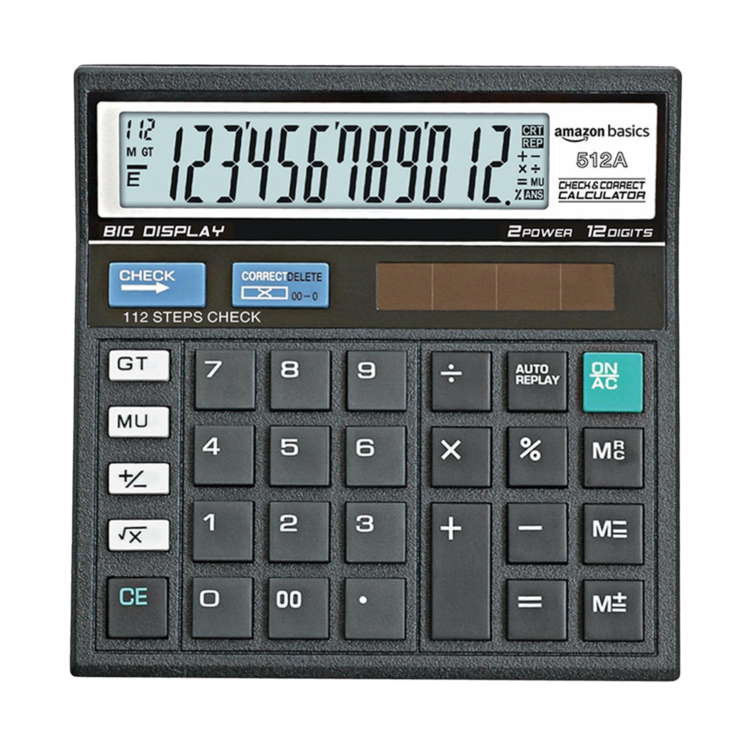 Amazon Basics 12-Digit Dual-Power Electronic Calculator at ₹309 – Amazon