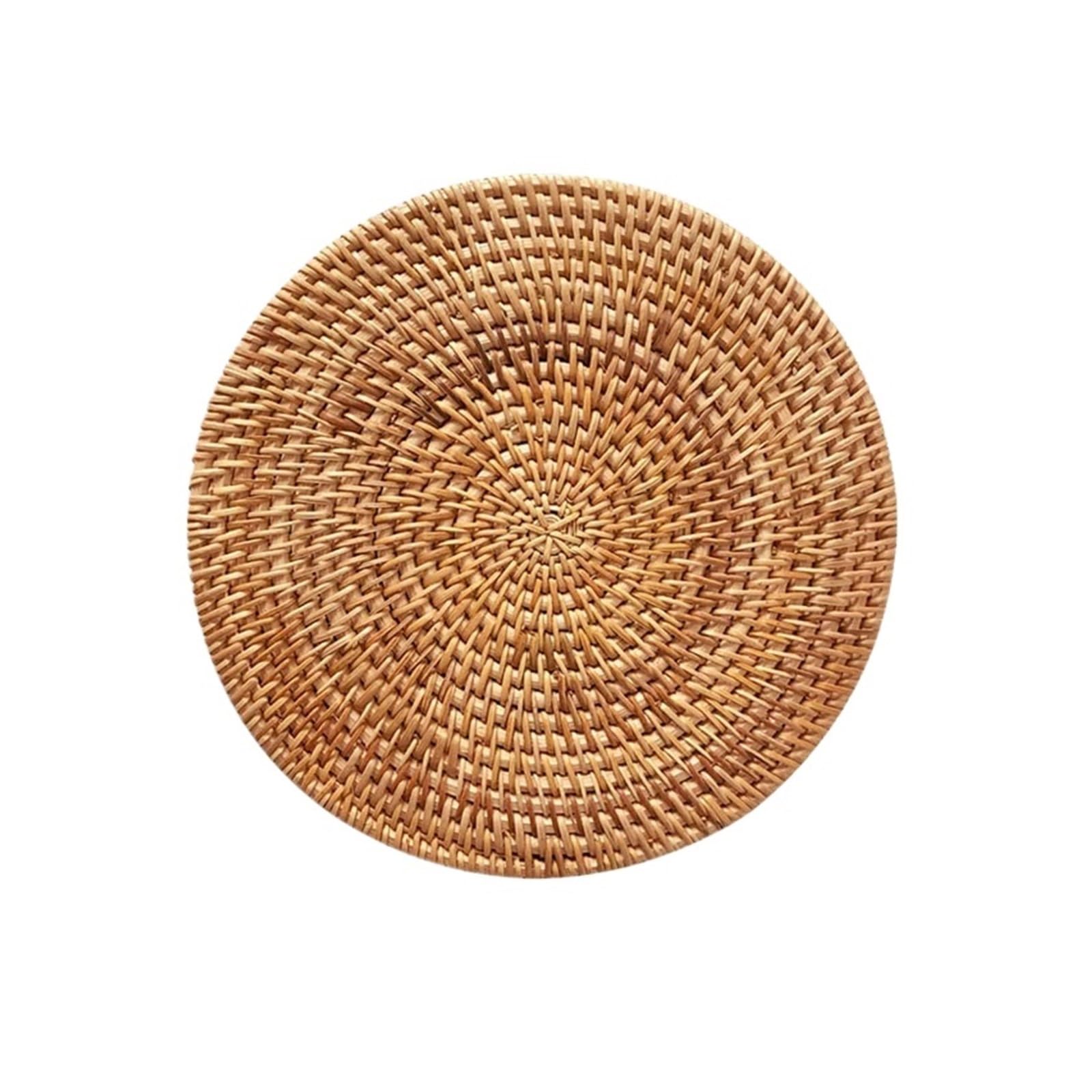 Napperons Ronds 10-20cm, Tapis d'isolation Thermique, Table tissée for la décoration de Maison(20cm x 2PCS)