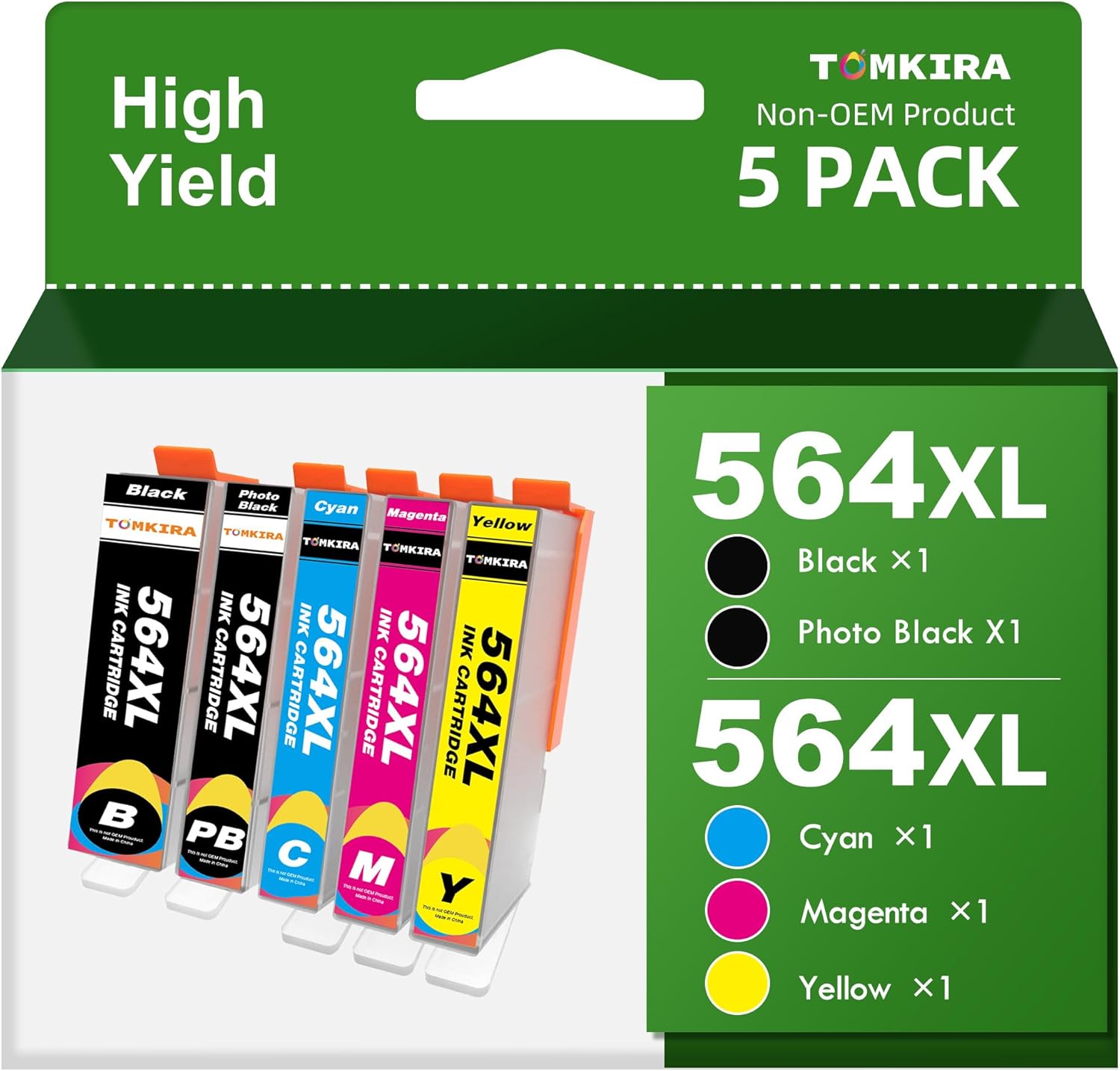 564XL Ink Cartridge Replacement for HP 564 Ink Cartridges