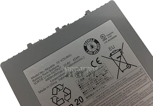 Miniatura 2 de K KYUER Nueva batería FZ-VZSU84U de 10.8V 45Wh compatible con Panasonic Toughpad FZ-G1 FZ-VZSU84R Series
