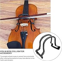 Vista 2 de HEALLILY Arco de violín enderezar guía de herramientas corrector colimador de arco de violín principiante violín formación accesorio de enseñanza