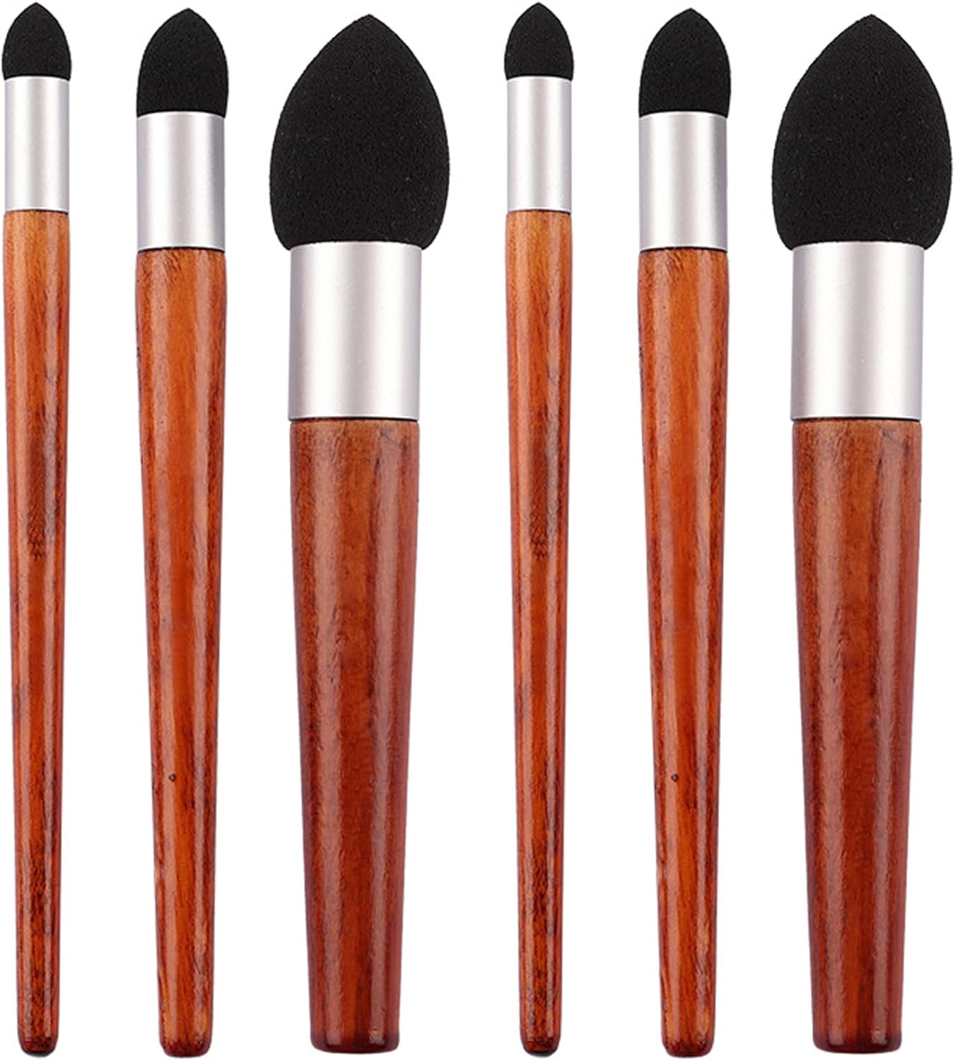 6 Pcs Artist Blending Sponge Pens Double Headed Washable Rubbing Sponge Brush Sketch - View #5