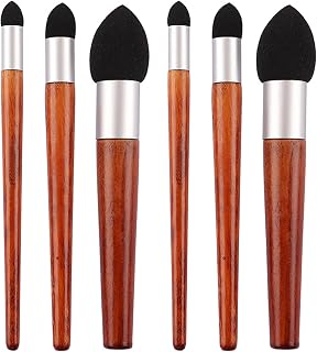 6pcs Blending Stump Artist Blending Sponge Pen, Washable & Reusable Sketch Rubbing Sponge Brush Sketch Tool for Artists, Student, Ideal for Highlighting, Shadowing, Detailing, and Correcting Drawings