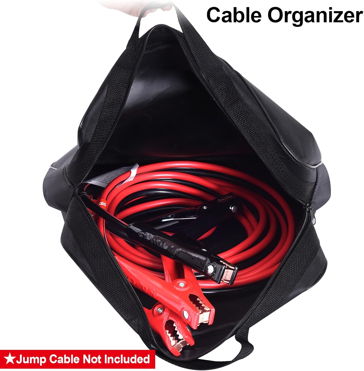 TOPDC 4 Gauge 20 Feet Jumper Cables 10 PACKS for Car, SUV and Trucks Battery, Heavy Duty Automotive Booster Cables for Jump Starting Dead or Weak Batteries with Carry Bag, (TD-P0420)