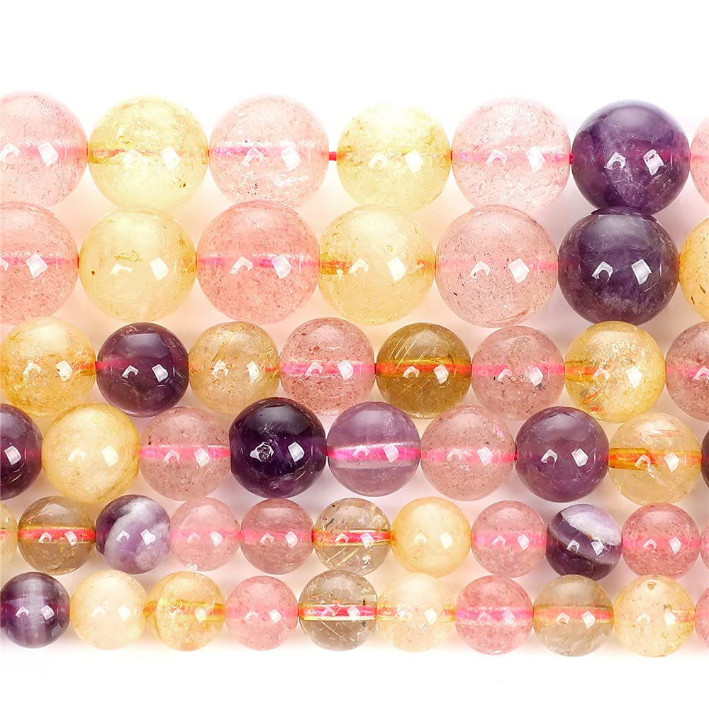 Perles en cristal rose naturel pour créer vos propres bracelets bien-être et colliers bohèmes