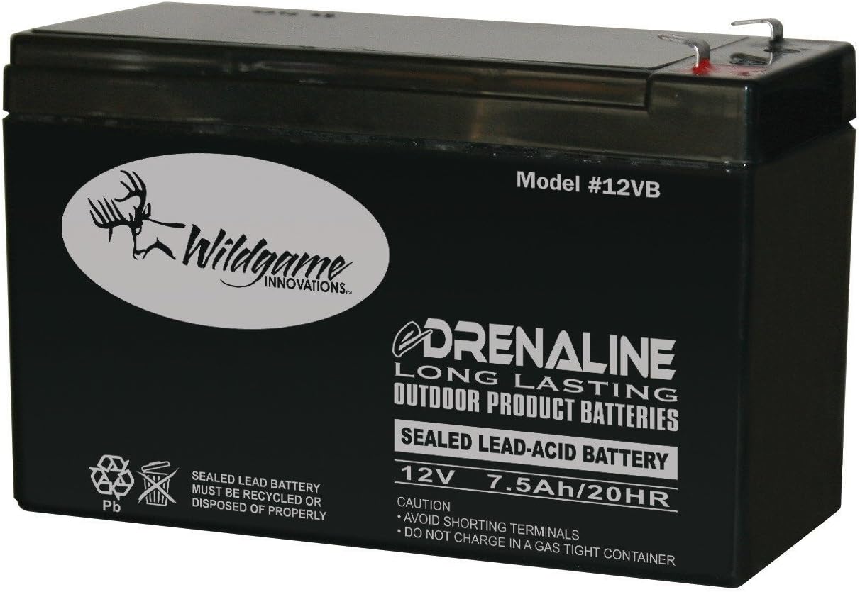 Wildgame Innovations 12 Volt eDRENALINE Rechargeable Tab Style Battery