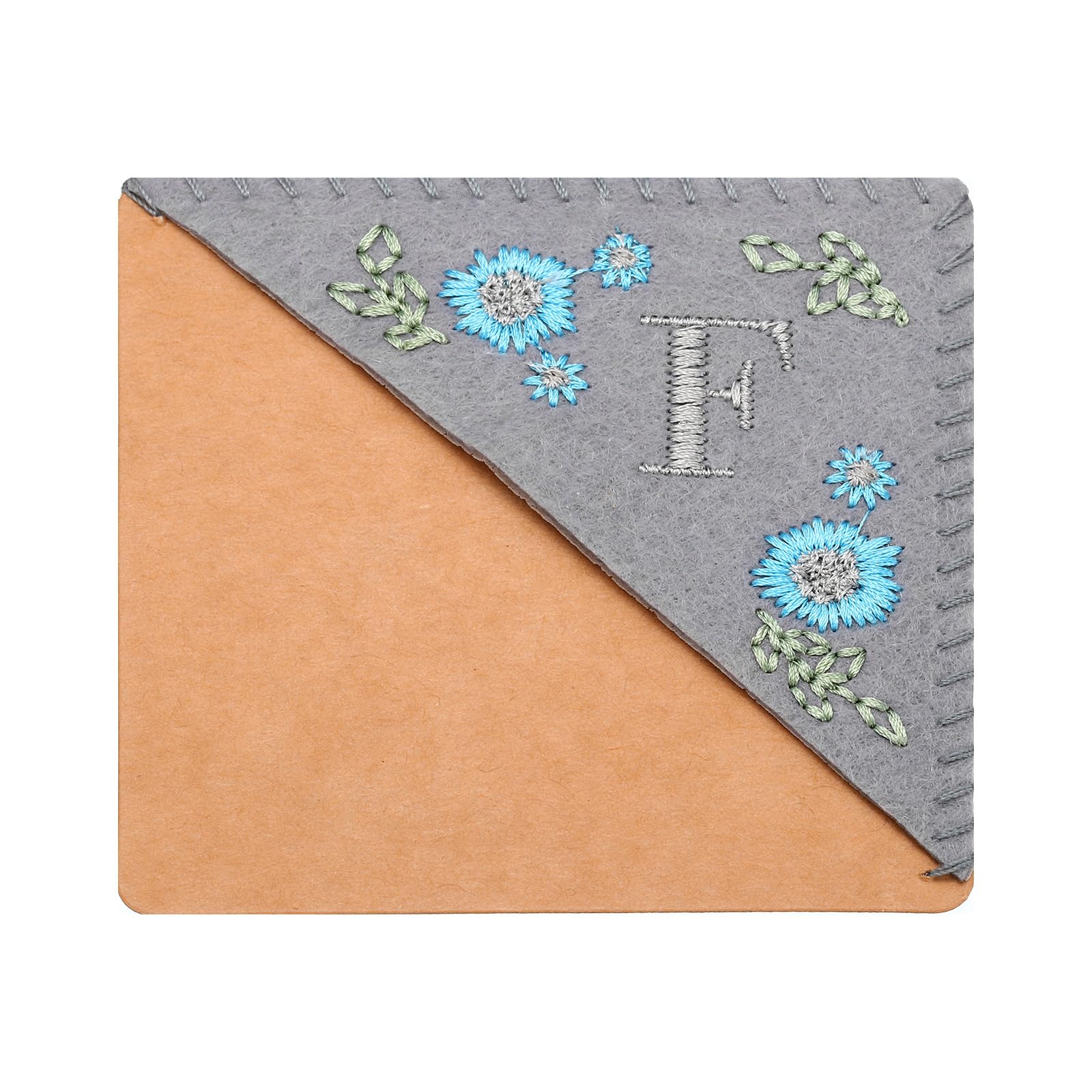 PATIKIL Personalized Embroidered Corner Bookmark