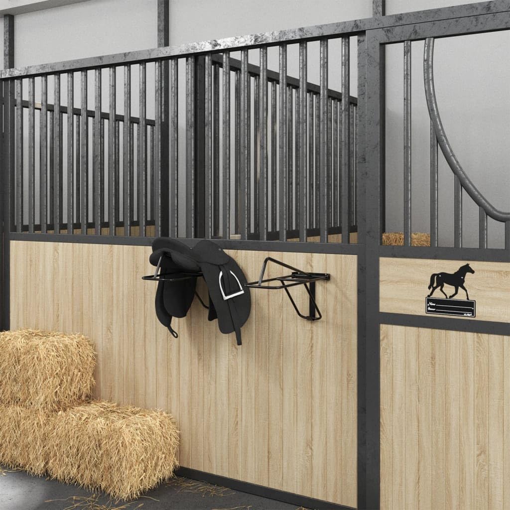 Soporte Plegable para Silla de Montar - Estructura de Hierro Resistente y Diseño Portátil para Establos y Eventos Ecuestres