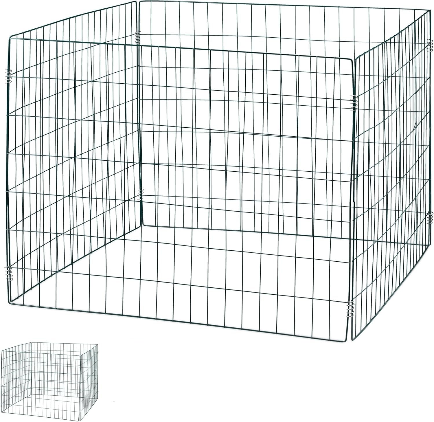 Garden Gear Metal Wire Compost Bin Powder Coated Steel Garden Composter Easy Assembly 90x90x70cm Outdoor Waste Recycling Bin for Leaves Grass Garden Waste (1)