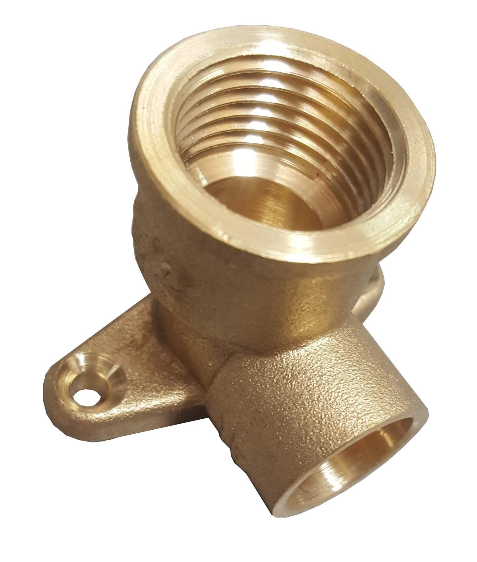 15mm x 1/2" Wallplate Elbow - End Feed - Bag of 2