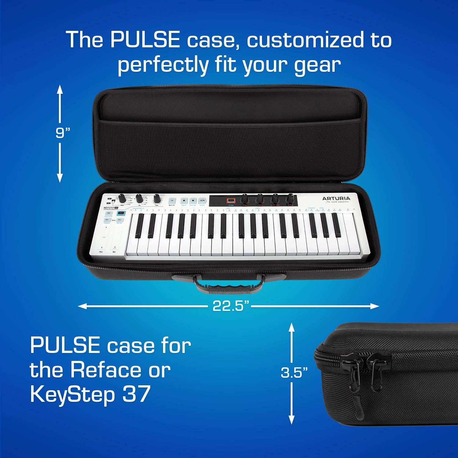 YAMAHA reface CP 37鍵　ソフトケース Amazon.com: ANALOG CASES Yamaha Reface Series & Arturia KeyStep 37