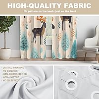 Vista 60 de Cenefas de cocina modernas con patrón de cobre marrón dorado para ventanas, cenefas opacas abstractas de marcas de arañazos y cortinas opacas