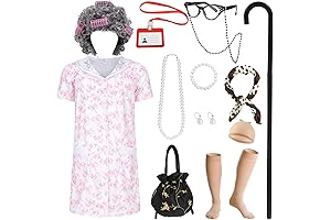 100th Day of School Pink Grandma Costume