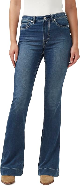 Buffalo David Bitton Womens High Rise Flare Joplin