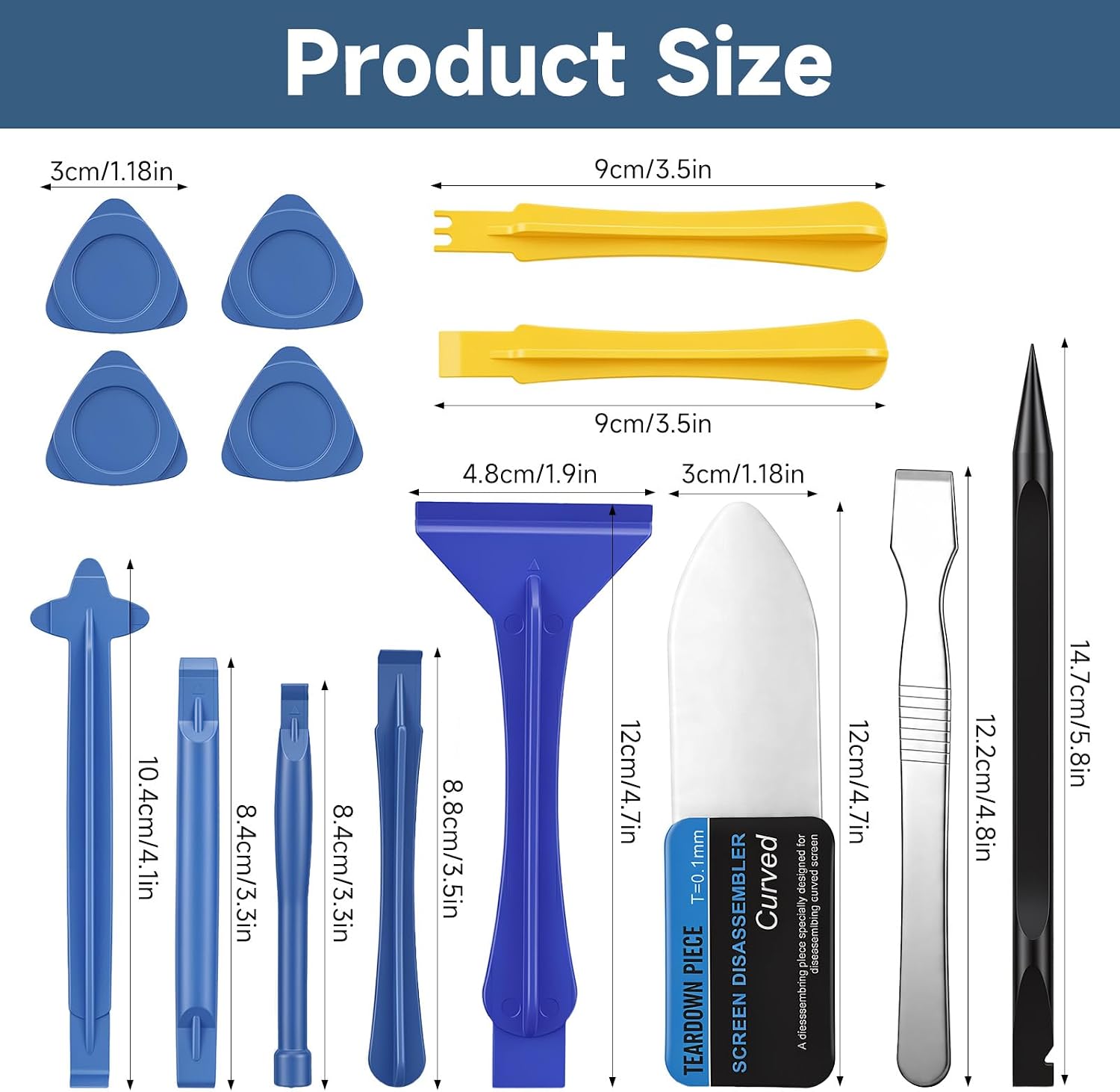 Plastic Spudger Tool Computer Pry Tool Kit Electronics Repair-Tools Set Ultimate Prying Open Tools for Phone Laptop Pad Computer Cell Phone Tablet Electronics Repair