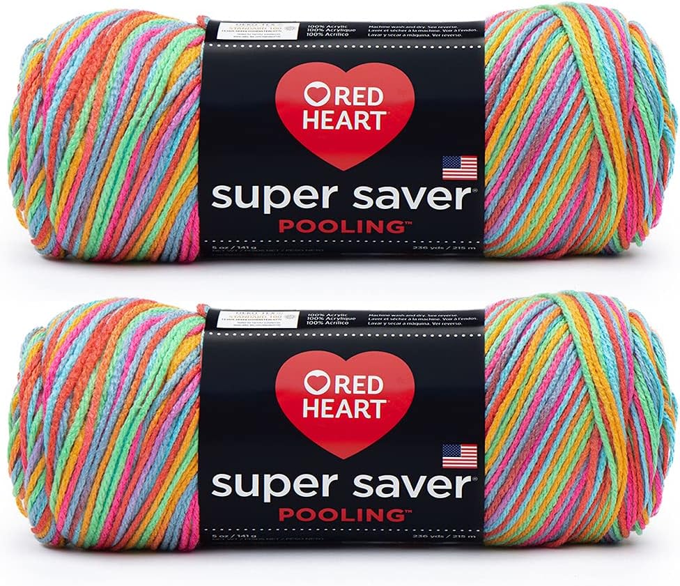 Red Heart Super Saver Pooling (2-Pack) Haute 5 Oz Ea Skein