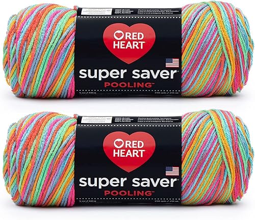 Miniatura 3 de Red Heart Super Saver Pooling (paquete de 2) madeja de Ea Haute de 5 onzas