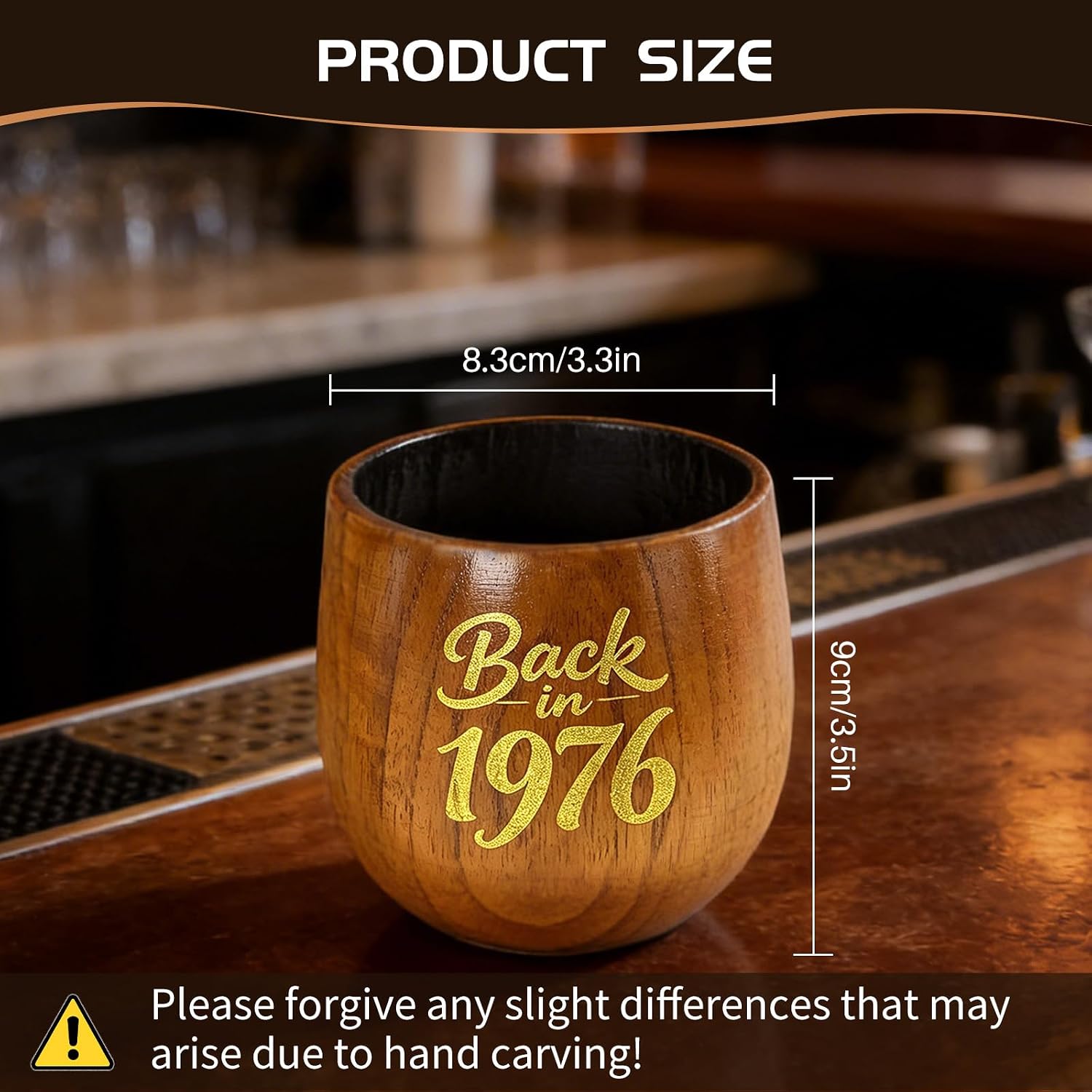 2 PCS 1976 Birthday Cup, Back in 1976 Theme, 50th Birthday Gift for Men
