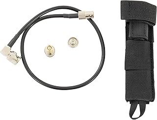 Tactical Antenna Relocation Kit – Enhanced Signal & Mobility – Chest Rig & Backpack Compatible – Durable, Lightweight & Weather-Resistant – Ideal for Military, Outdoor Use (Black, 19" Cable)