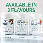 LEANFIT PROTÉINE VÉGÉTALE ET VERTS Vanille naturelle – 20 g de protéines végétales + 4 légumes-feuilles par portion – Végane, sans gluten, sans soja, sans sucre - 20 portions, tub de 517 g