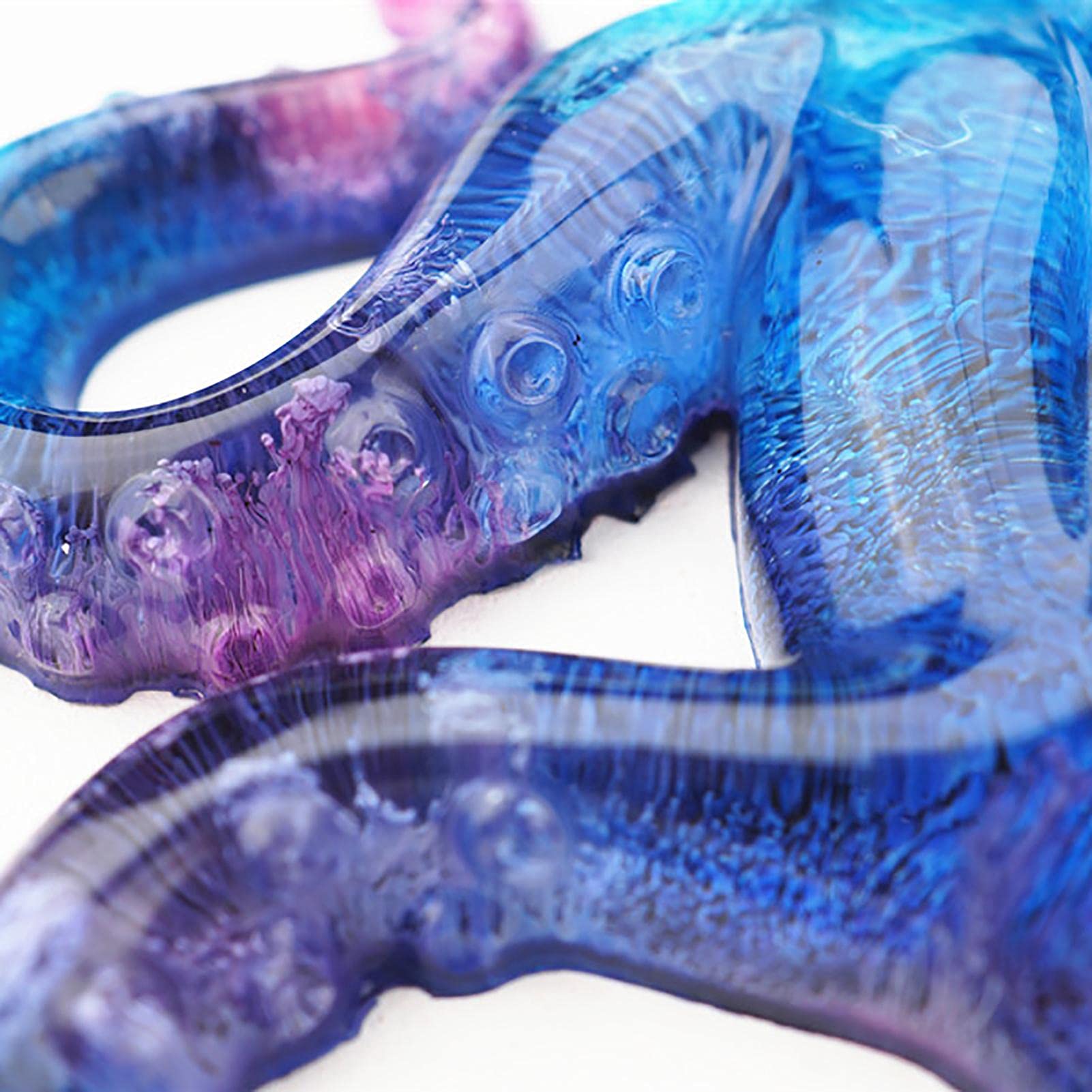 Oktopus-Epoxid-Form – Silikonform 20,3x15,2x2 Cm, Für Harzguss, Meerestier-Deko, Halloween, DIY